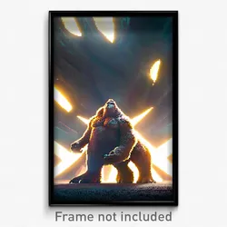Pixel Art Poster - Humongous Giant (8 Bit Psychedelic Trippy Video Game Print)