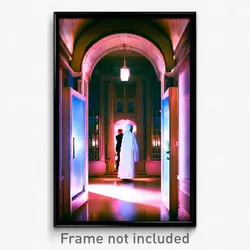 Pixel Art Poster - Puzzling Vestibule (8 Bit Psychedelic Video Game Print)