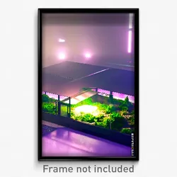 Pixel Art Poster - Far Terrarium (8 Bit Psychedelic Trippy Video Game Print)