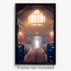 Pixel Art Poster - Spotted Manor (8 Bit Psychedelic Trippy Video Game Print)