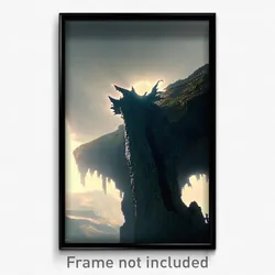 Pixel Art Poster - Monstrous Scar (8 Bit Psychedelic Trippy Video Game Print)