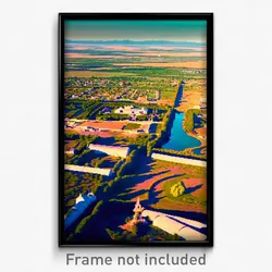 Pixel Art Poster - Vast Parish (8 Bit Psychedelic Trippy Weird Video Game Print)