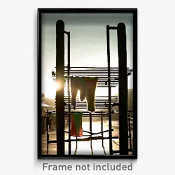 Pixel Art Poster - Complicated Drying Rack (8 Bit Psychedelic Video Game Print)