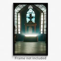 Pixel Art Poster - Wiry Crypt (8 Bit Psychedelic Trippy Weird Video Game Print)