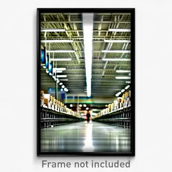 Pixel Art Poster - Gigantic Aisle (8 Bit Psychedelic Trippy Video Game Print)