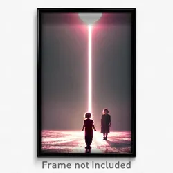 Pixel Art Poster - Sweet Desolation (8 Bit Psychedelic Trippy Video Game Print)