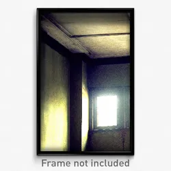Pixel Art Poster - Aged Corner (8 Bit Psychedelic Trippy Weird Video Game Print)