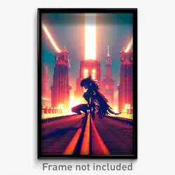 Pixel Art Poster - Jaw Dropping Kingdom (8 Bit Psychedelic Video Game Print)