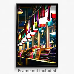 Pixel Art Poster - Remarkable Haberdashery (8 Bit Psychedelic Video Game Print)