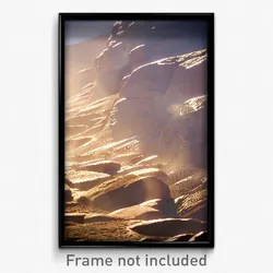 Pixel Art Poster - Heavenly Petroglyphs (8 Bit Psychedelic Video Game Print)