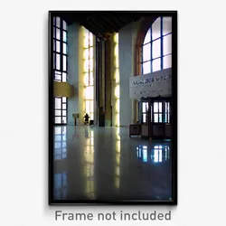 Pixel Art Poster - Negligible Museum (8 Bit Psychedelic Trippy Video Game Print)