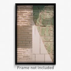 Pixel Art Poster - Uneven Tile (8 Bit Psychedelic Trippy Weird Video Game Print)