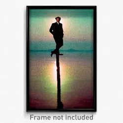 Pixel Art Poster - Strange Firth (8 Bit Psychedelic Trippy Video Game Print)