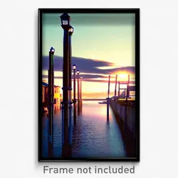 Pixel Art Poster - Unusual Quay (8 Bit Psychedelic Trippy Video Game Print)