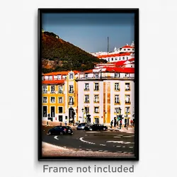 Pixel Art Poster - Tidy Lisbon (8 Bit Psychedelic Trippy Weird Video Game Print)