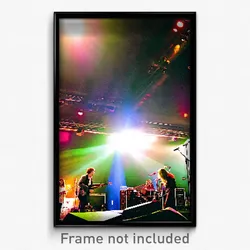 Pixel Art Poster - Shady Music Venue (8 Bit Psychedelic Trippy Video Game Print)