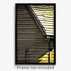 Pixel Art Poster - Uneven Dormer (8 Bit Psychedelic Trippy Video Game Print)