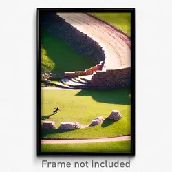 Pixel Art Poster - Impeccable Earthworks (8 Bit Psychedelic Video Game Print)