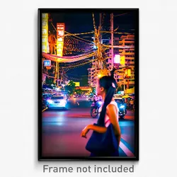 Pixel Art Poster - Beloved Thai City (8 Bit Psychedelic Trippy Video Game Print)