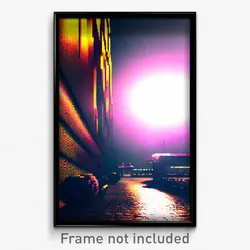 Pixel Art Poster - Bold Kingdom (8 Bit Psychedelic Trippy Video Game Print)