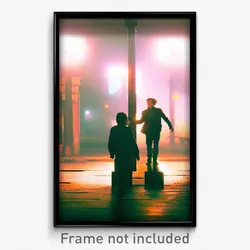 Pixel Art Poster - Warm Junction (8 Bit Psychedelic Trippy Video Game Print)
