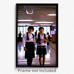 Pixel Art Poster - Stupendous Middle School (8 Bit Psychedelic Video Game Print)