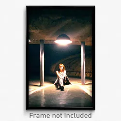 Pixel Art Poster - Underground Respite (8 Bit Psychedelic Video Game Print)