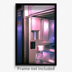 Pixel Art Poster - Sentimental Ice Machine (8 Bit Psychedelic Video Game Print)