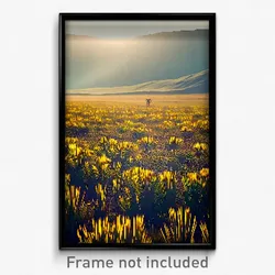 Pixel Art Poster - Sharp Prairie (8 Bit Psychedelic Trippy Video Game Print)