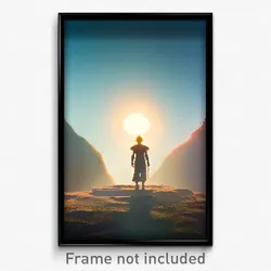 Pixel Art Poster - Wide Ego Exploration (8 Bit Psychedelic Video Game Print)