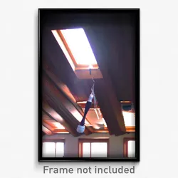 Pixel Art Poster - Vibrating Attic (8 Bit Psychedelic Trippy Video Game Print)