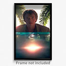 Pixel Art Poster - Hard To Find Oasis (8 Bit Psychedelic Video Game Print)