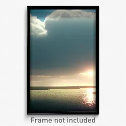 Pixel Art Poster - Enormous Flood Plain (8 Bit Psychedelic Video Game Print)