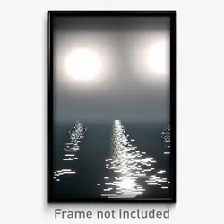 Pixel Art Poster - Silver Mere (8 Bit Psychedelic Trippy Weird Video Game Print)
