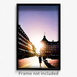 Pixel Art Poster - Bright Copenhagen (8 Bit Psychedelic Trippy Video Game Print)