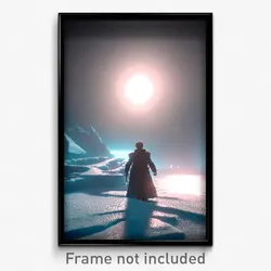 Pixel Art Poster - Cold Abyss (8 Bit Psychedelic Trippy Weird Video Game Print)