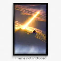Pixel Art Poster - Unknown Earthworks (8 Bit Psychedelic Video Game Print)