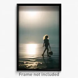 Pixel Art Poster - Buzzing Strand (8 Bit Psychedelic Trippy Video Game Print)
