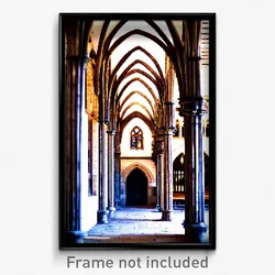 Pixel Art Poster - Brisk Cloister (8 Bit Psychedelic Trippy Video Game Print)