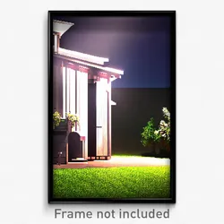 Pixel Art Poster - Pure Outbuilding (8 Bit Psychedelic Trippy Video Game Print)