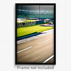 Pixel Art Poster - Homely Racetrack (8 Bit Psychedelic Trippy Video Game Print)