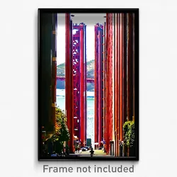 Pixel Art Poster - Long San Francisco (8 Bit Psychedelic Video Game Print)