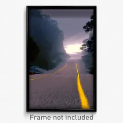 Pixel Art Poster - Dreary Route (8 Bit Psychedelic Trippy Video Game Print)