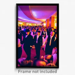 Pixel Art Poster - Crowded Hotel (8 Bit Psychedelic Trippy Video Game Print)