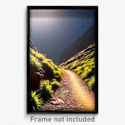Pixel Art Poster - Bold Trail (8 Bit Psychedelic Trippy Weird Video Game Print)