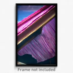 Pixel Art Poster - Velvety Roof (8 Bit Psychedelic Trippy Video Game Print)
