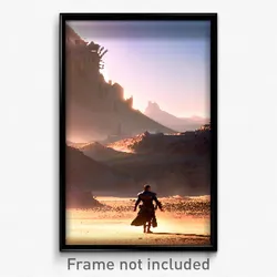 Pixel Art Poster - Accomplished Wasteland (8 Bit Psychedelic Video Game Print)