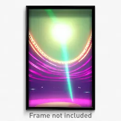 Pixel Art Poster - Squiggly Well (8 Bit Psychedelic Trippy Video Game Print)