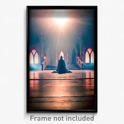 Pixel Art Poster - Outlandish Sanctuary (8 Bit Psychedelic Video Game Print)