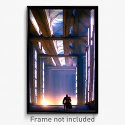 Pixel Art Poster - Outlandish Nave (8 Bit Psychedelic Trippy Video Game Print)